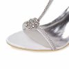 Wedding Shoes | Women’s Wedding Shoes Rhinestone Wedding Sandals Bridal Shoes Open Toe High Heel Wedding Party Prom Cocktail Shoes White – Womens