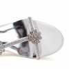 Wedding Shoes | Women’s Wedding Shoes Rhinestone Wedding Sandals Bridal Shoes Open Toe High Heel Wedding Party Prom Cocktail Shoes White – Womens