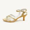 Wedding Shoes | Women’s Wedding Shoes Satin High Heel Open Toe Wedding Sandals Bridesmaid Shoes Elegant Simple Daily Prom Cocktail Shoes Ivory – Womens