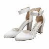 Wedding Shoes | Women’s Wedding Shoes Satin High Heel Wedding Heels Bridesmaid Shoes Elegant Wedding Shoes Ivory – Womens