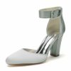 Wedding Shoes | Women’s Wedding Shoes Satin High Heel Wedding Heels Bridesmaid Shoes Elegant Wedding Shoes Ivory – Womens