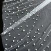 Wedding Veils | Beading Beaded Edge Single Tier Tulle Bridal Cathedral Length Wedding Veil Ivory – Girls