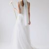 Wedding Veils | Bow Cut Edge Single Tier Tulle Bridal Elbow Length Wedding Veil Ivory – Girls