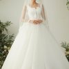 Wedding Veils | Lace Edge Single Tier Tulle Bridal Fingertip Length Wedding Veil Ivory – Girls