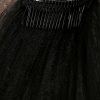 Wedding Veils | Simple Cut Edge Single Tier Tulle Bridal Cathedral Length Wedding Veil Black – Girls