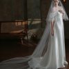 Wedding Veils | Simple Cut Edge Two Tier Tulle Bridal Cathedral Length Wedding Veil With Blusher Ivory – Girls