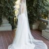 Wedding Veils | Simple Horsehair Edge Two Tier Tulle Bridal Cathedral Length Wedding Veil With Blusher Ivory – Girls