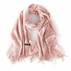 Wraps & Shawls | Cashmere Bridesmaid Tassels Wedding Shawl Pink – Girls