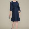 Wraps & Shawls | Chiffon 3/4 Sleeve Special Occasion Cocktail Wrap Dark Navy – Girls