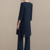 Wraps & Shawls | Chiffon Beading 3/4 Sleeve Special Occasion Wrap Dark Navy – Girls