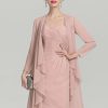 Wraps & Shawls | Chiffon Long Sleeves Special Occasion Cocktail Wrap Dusty Rose – Girls