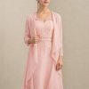 Wraps & Shawls | Chiffon Long Sleeves Special Occasion Cocktail Wrap Pearl Pink – Girls