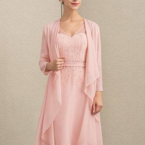 Wraps & Shawls | Chiffon Long Sleeves Special Occasion Cocktail Wrap Pearl Pink – Girls