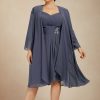 Wraps & Shawls | Chiffon Long Sleeves Special Occasion Cocktail Wrap Stormy – Girls