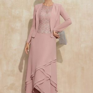 Wraps & Shawls | Chiffon Long Sleeves Special Occasion Wrap Dusty Rose – Girls