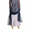 Wraps & Shawls | Chiffon Satin Sleeveless Wedding Cocktail Holiday Evening Fashion Shawl Navy Blue – Girls