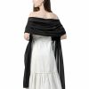 Wraps & Shawls | Chiffon Sleeveless Casual Wedding Holiday Fashion Shawl Gray – Girls