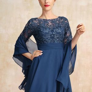 Wraps & Shawls | Chiffon Special Occasion Cocktail Shawl Navy Blue – Girls