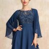 Wraps & Shawls | Chiffon Special Occasion Cocktail Shawl Navy Blue – Girls