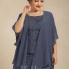 Wraps & Shawls | Chiffon Special Occasion Cocktail Wrap Stormy – Girls