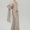 Wraps & Shawls | Chiffon Special Occasion Evening Shawl Taupe – Girls