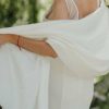 Wraps & Shawls | Faux Cashmere Tassel Sleeveless Casual Wedding Shawl Ivory – Girls