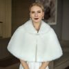 Wraps & Shawls | Faux Fur Bridal Wedding Fashion Shawl White – Girls