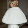 Wraps & Shawls | Faux Fur Bridal Wedding Fashion Shawl White – Girls