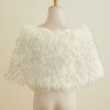 Wraps & Shawls | Faux Fur Bridal Wedding Shawl As Picture – Girls