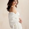 Wraps & Shawls | Faux Fur Bridal Wedding Shawl As The Picture – Girls