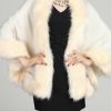 Wraps & Shawls | Faux Fur Bridal Wedding Shawl Cape White – Girls