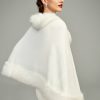 Wraps & Shawls | Faux Fur Bridal Wedding Shawl Cape White – Girls