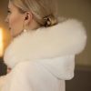 Wraps & Shawls | Faux Fur Bridal Wedding Shawl Wrap White – Girls