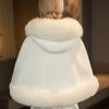 Wraps & Shawls | Faux Fur Bridal Wedding Shawl Wrap White – Girls