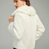 Wraps & Shawls | Faux Fur Bridesmaid Fashion Evening Cocktail Wrap White – Girls