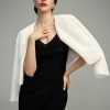 Wraps & Shawls | Faux Fur Bridesmaid Wedding Evening Cocktail Wrap Ivory – Girls