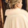 Wraps & Shawls | Faux Fur Wedding Shawl Cape White – Girls