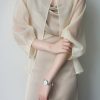 Wraps & Shawls | Organza 3/4 Sleeve Special Occasion Jacket Champagne – Girls