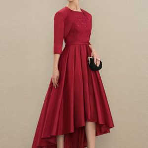 Wraps & Shawls | Satin 3/4 Sleeve Special Occasion Cocktail Wrap Burgundy – Girls