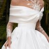 Wraps & Shawls | Satin Off Shoulder Bridal Wedding Shawl White – Girls