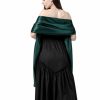 Wraps & Shawls | Satin Sleeveless Casual Wedding Fashion Holiday Shawl Champagne – Girls