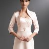 Wraps & Shawls | Satin Special Occasion Evening Wrap Bolero Pearl Pink – Girls