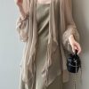 Wraps & Shawls | Tulle Long Sleeves Casual Wrap Khaki – Girls