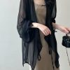 Wraps & Shawls | Tulle Long Sleeves Casual Wrap Khaki – Girls