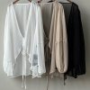 Wraps & Shawls | Tulle Long Sleeves Casual Wrap Khaki – Girls