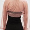 Wraps & Shawls | Tulle Long Sleeves Evening Bolero Wrap Black – Girls