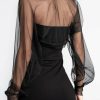 Wraps & Shawls | Tulle Long Sleeves Evening Bolero Wrap Black – Girls