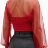 Wraps & Shawls | Tulle Long Sleeves Evening Bolero Wrap Black – Girls