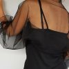 Wraps & Shawls | Tulle Ruffles 3/4 Sleeve Special Occasion Wrap Bolero Black – Girls