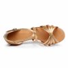 Dance Shoes | Women’s Latin Shoes Satin Indoor Solid Color Dance Shoes Apricot – Womens